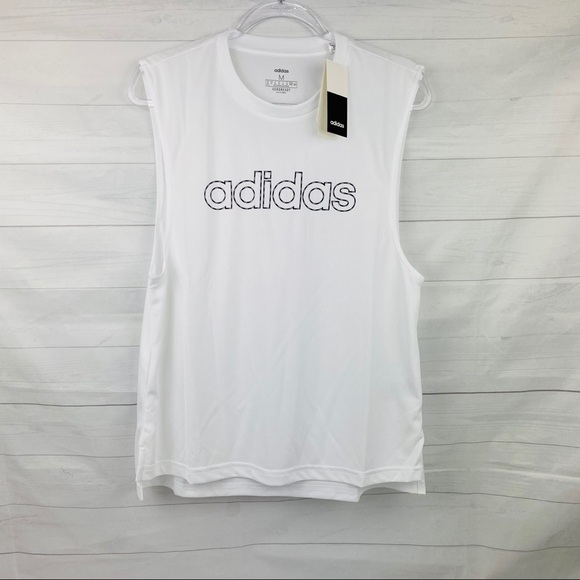 adidas Tops - Adidas | Women’s White Muscle Top